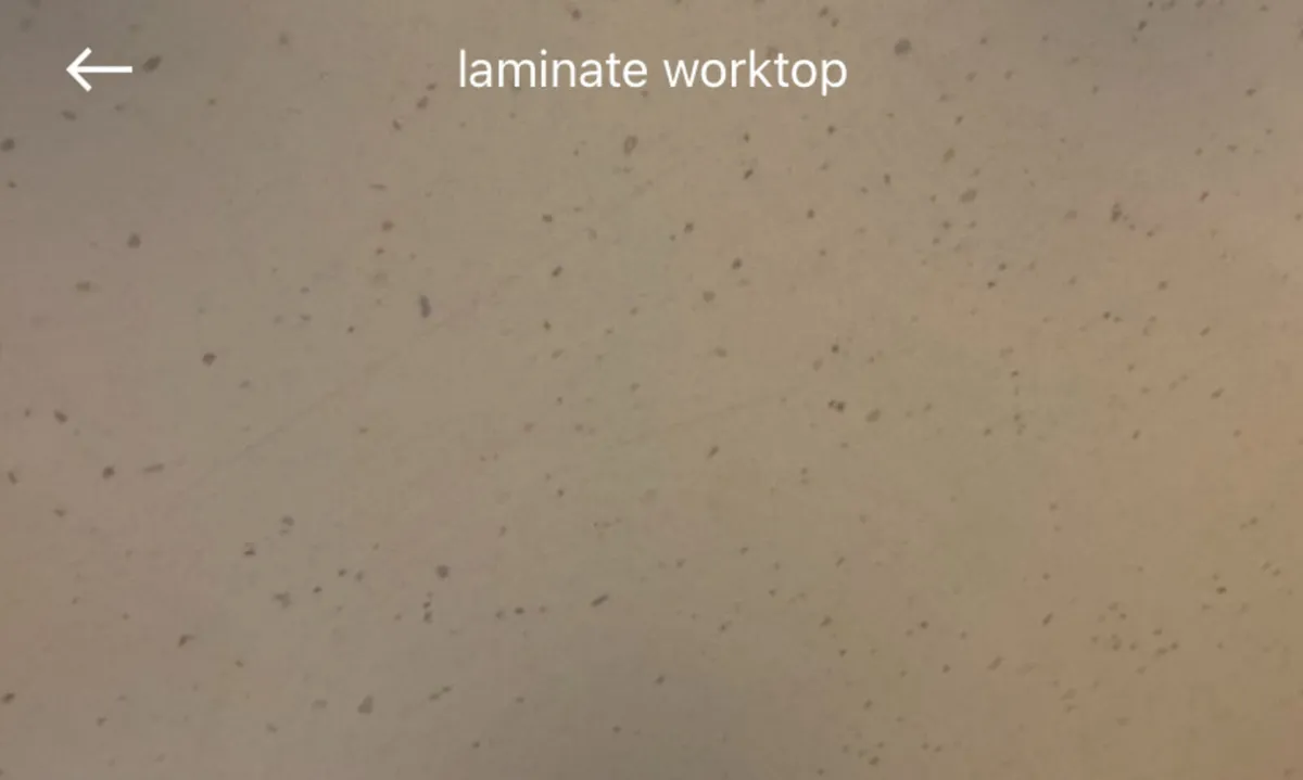 Quartz effect worktop piece - Image 1