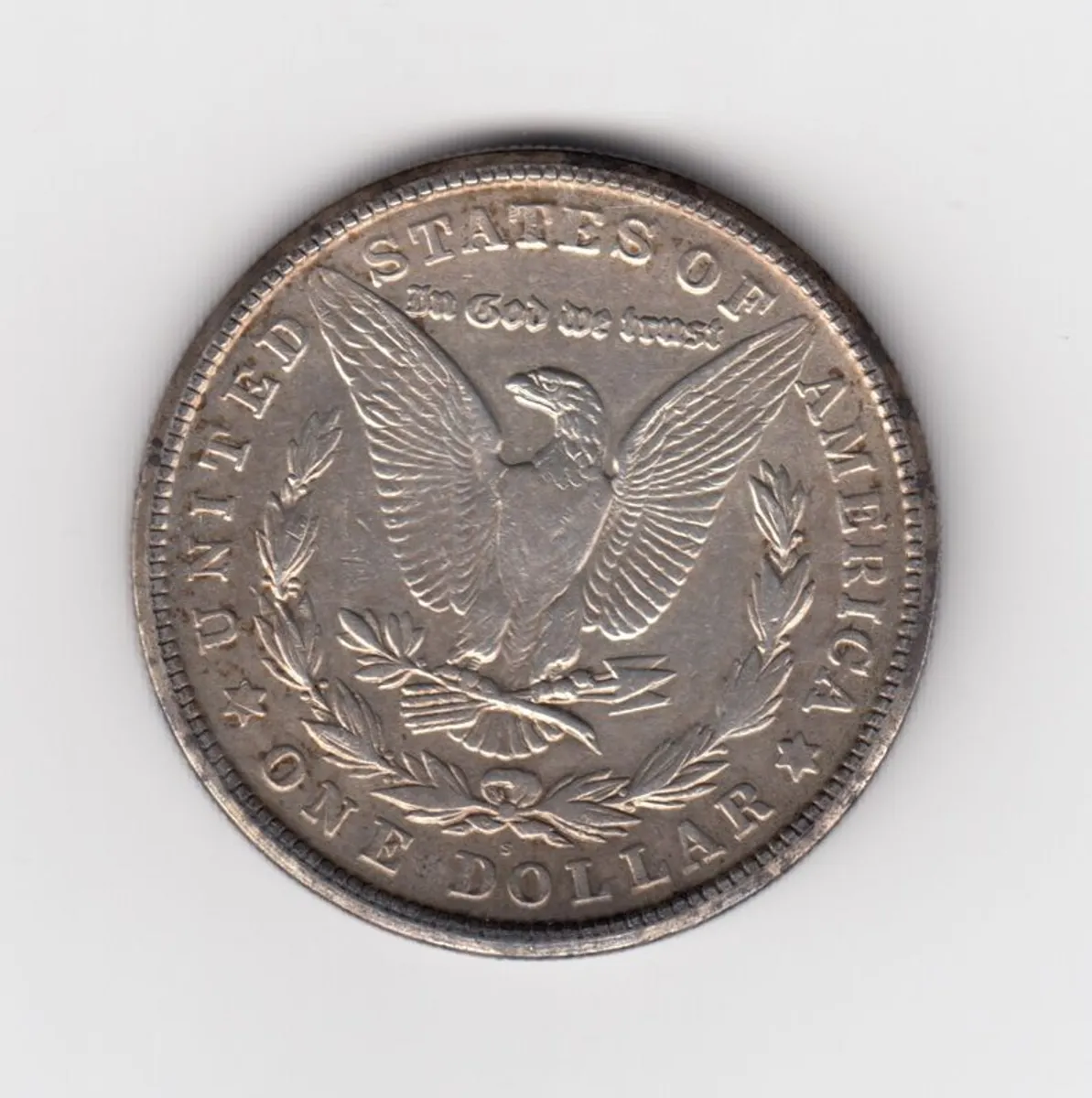 U.S 1921 Morgan Dollar 90% silver coin ( No : 6) - Image 2