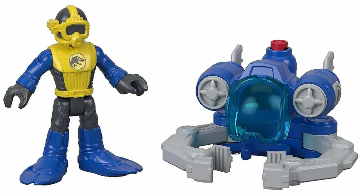 Imaginext Jurassic World Sub Dino Catcher  Figure - Image 3