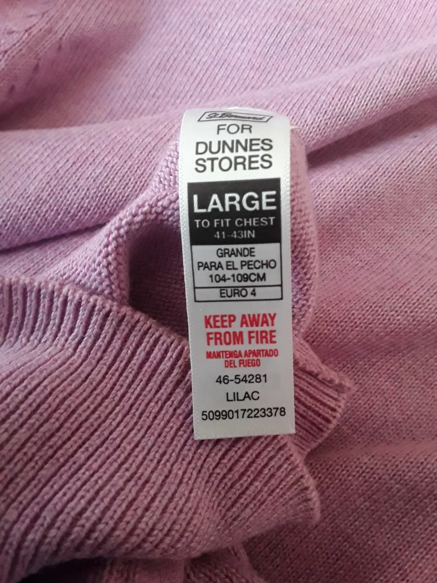 Brand new gents purple jumper large size - Image 2