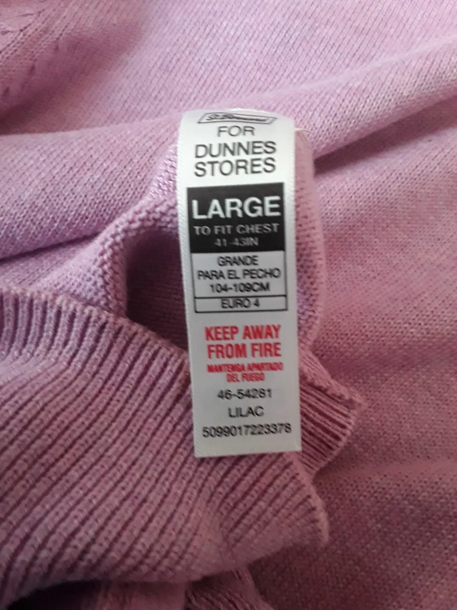 Brand new gents purple jumper large size - Image 4