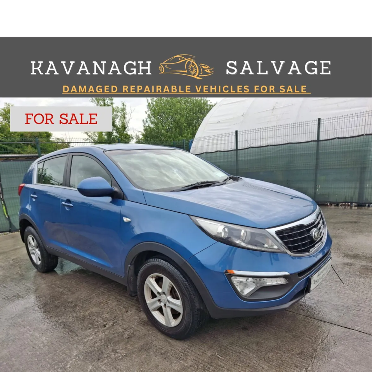 2015 Kia Sportage light damage - Image 1