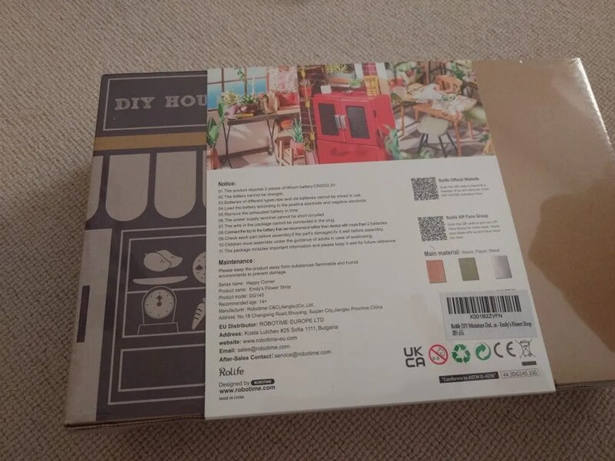 Rolife DIY Miniature Dollhouse, Emily's Flower Shop, DG145 - Image 3