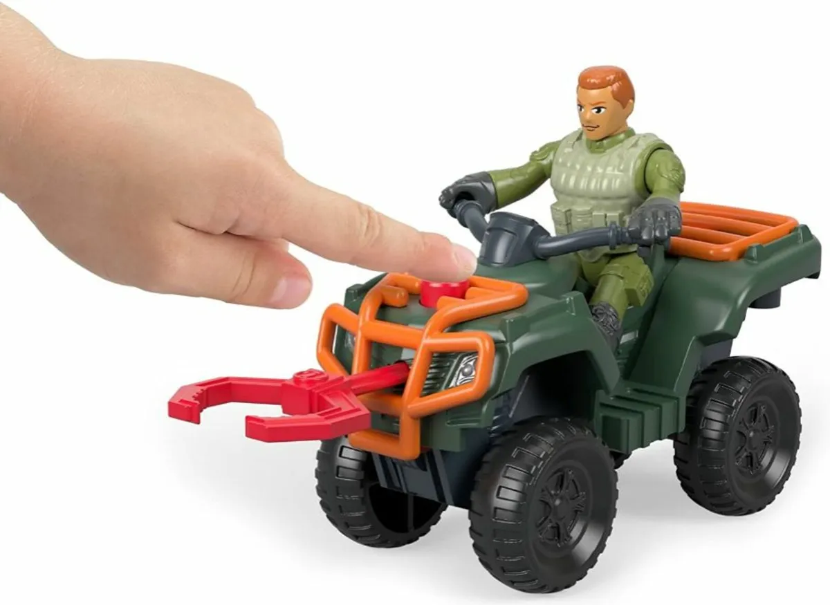 Imaginext Jurassic World, ATV & Technician Action - Image 3