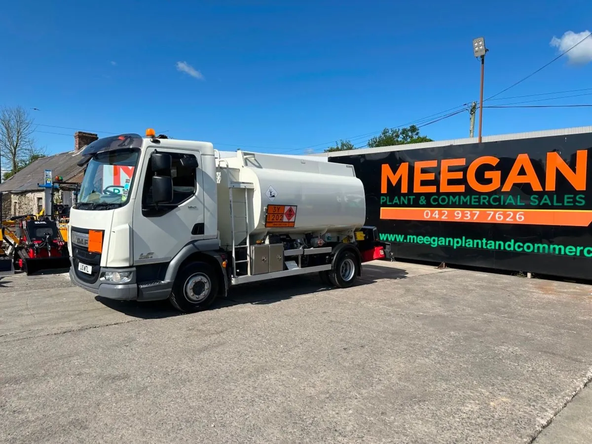 2014 Daf oil fuel tanker SINGLE POT 8000 LTR - Image 1