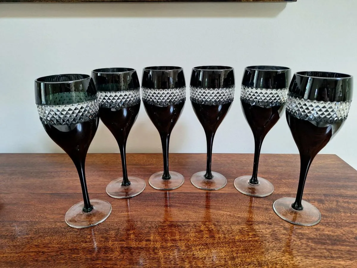 John Rocha Wine Glasses - Image 1