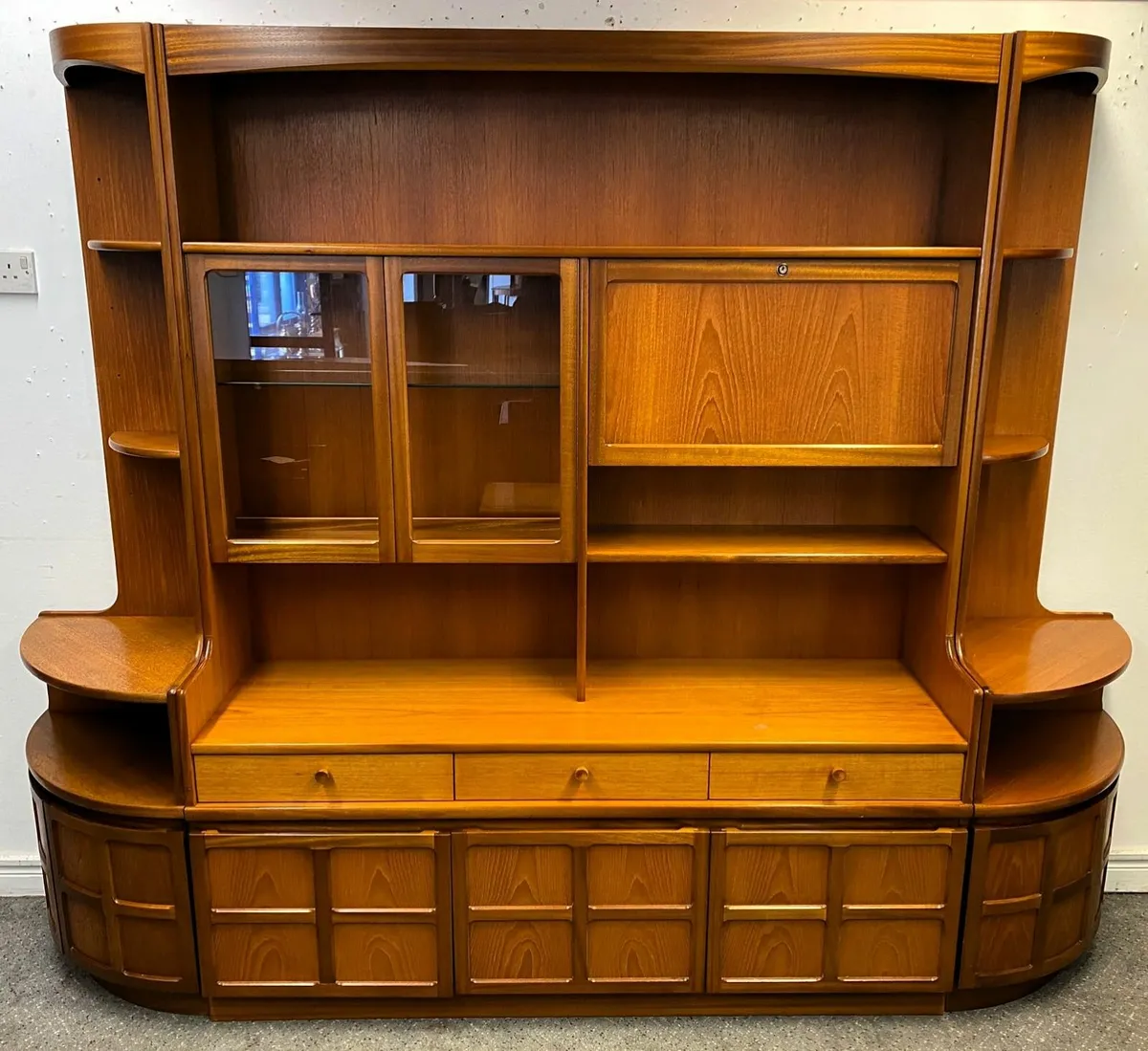 Nathan Mid Century Teak Cabinets - Image 1