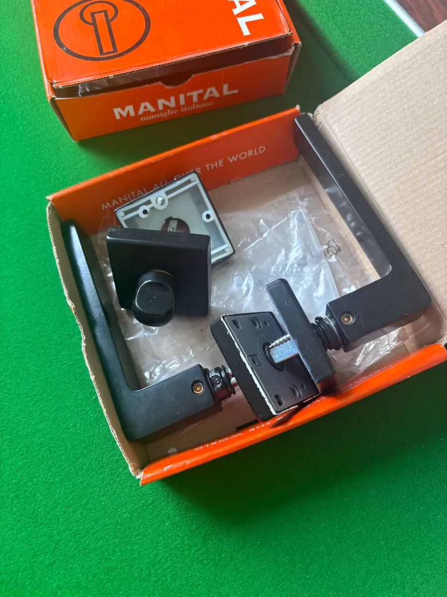 Black Manital Door handles - Image 1