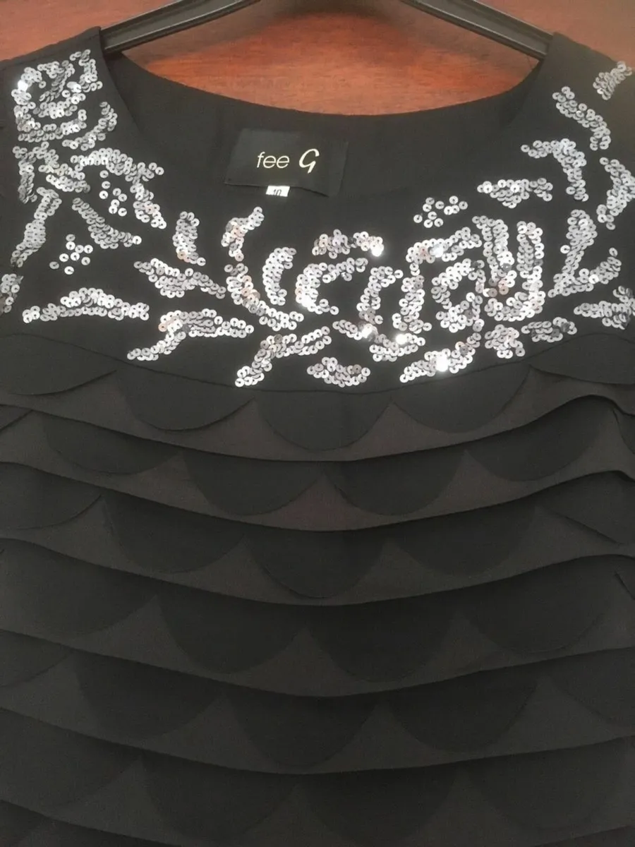 Designer Fee G Dress, Size 10, Black - Image 4