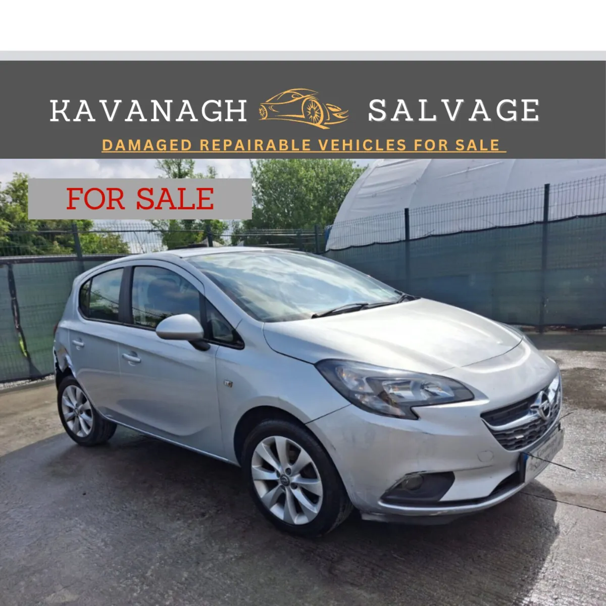 2019 Opel CORSA  Rear Damage - Image 1
