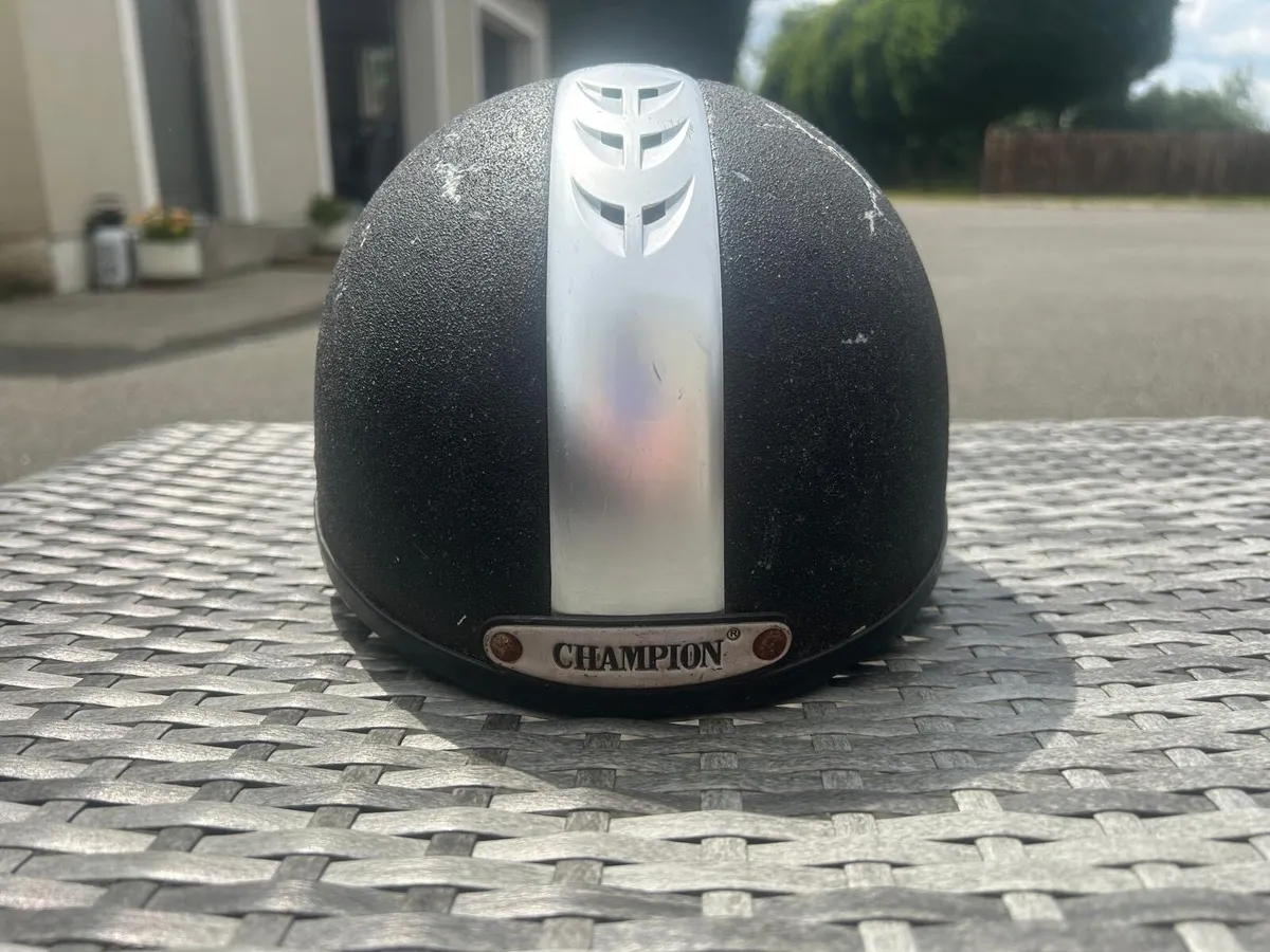 Champion horse riding helmet - Image 1