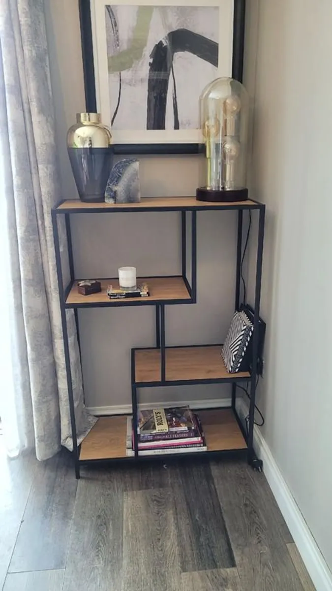 Industrial style shelving display units - Image 2