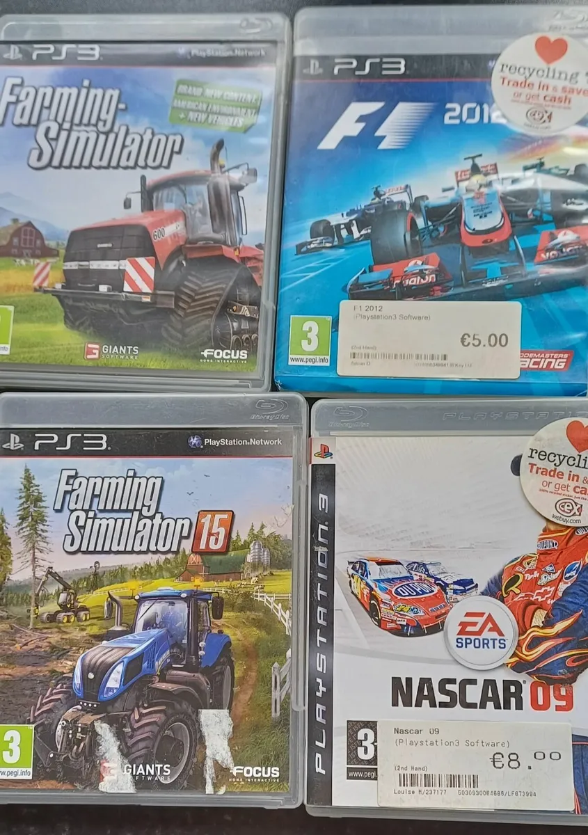 Playstation 3 with 5 controlls and 4 games - Image 3