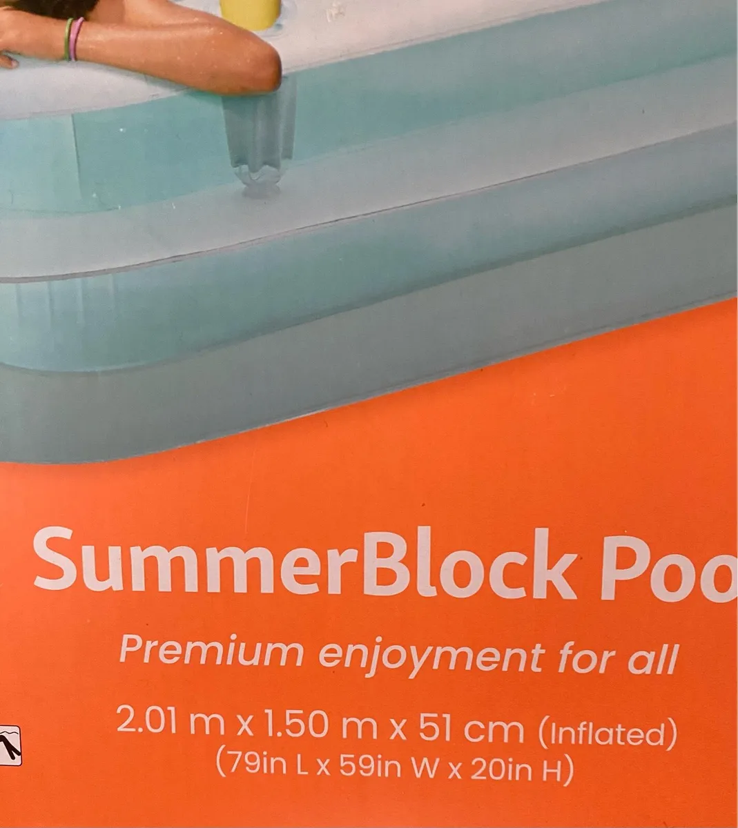 Brand New Swimming Pool, 79 x 59 x 20 inches - Image 4