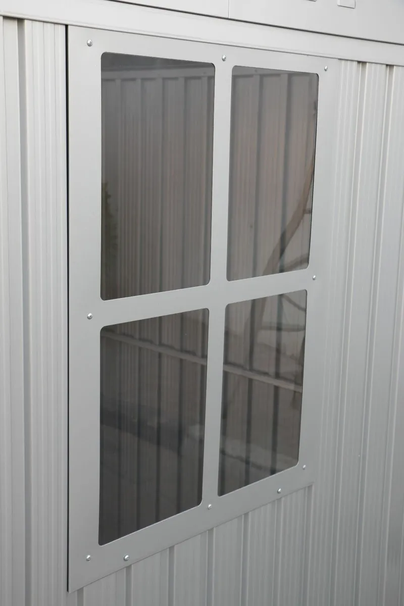 10×8 Aluminium Metal Sheds with Skylight Feature - Image 4