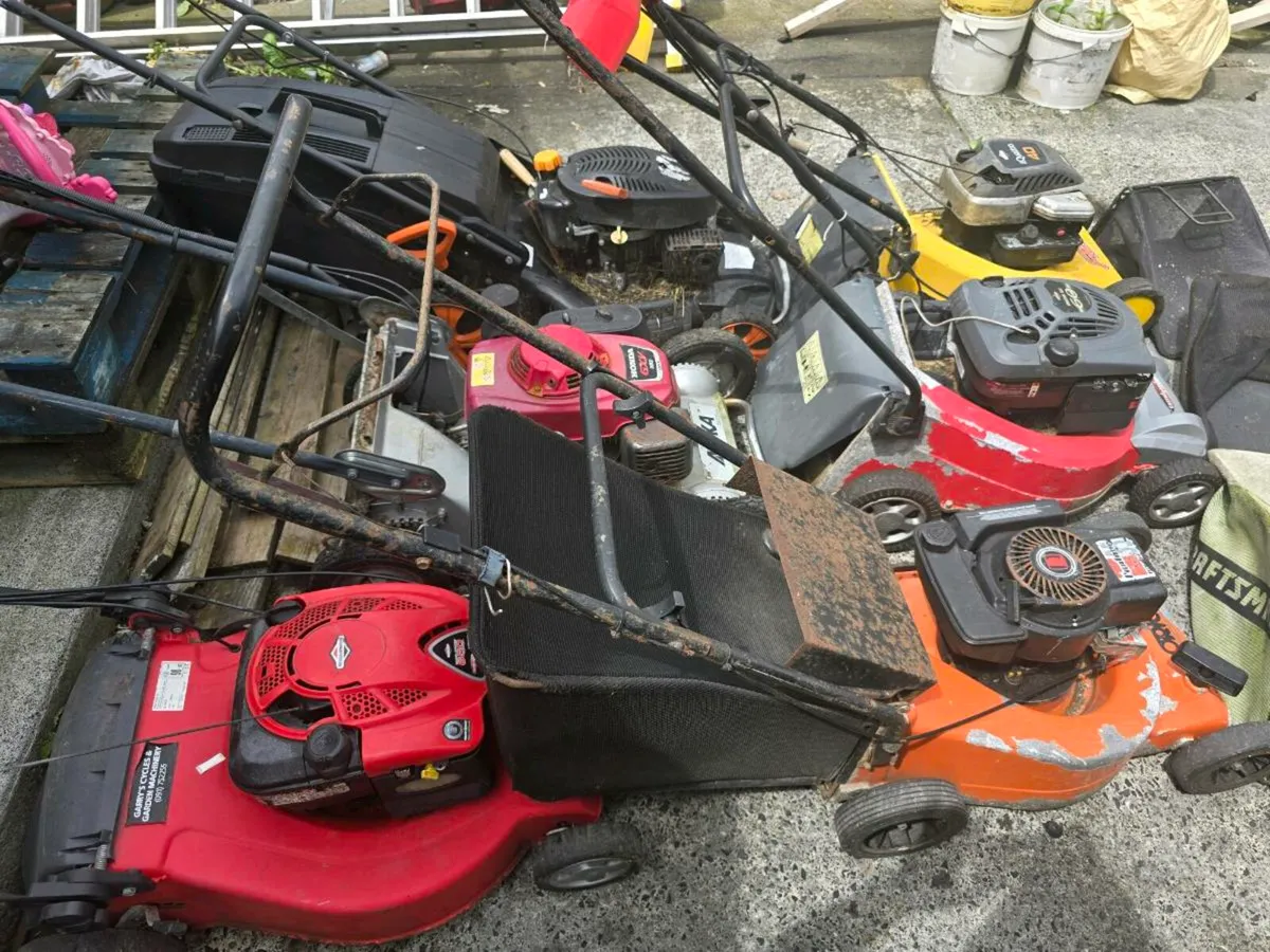 Job lot of Lawnmowers - Image 1