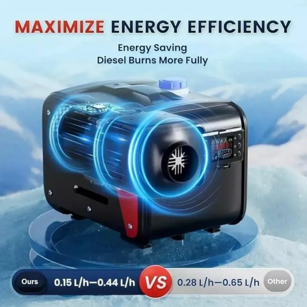 12V 8KW Diesel Air Heater LCD Car Truck RV Camping - Image 3