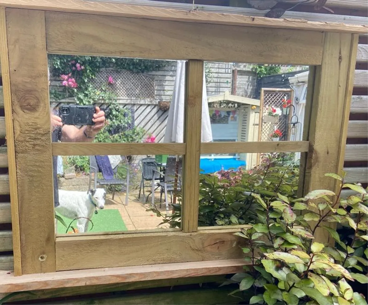 Garden reflection mirror window - Image 1