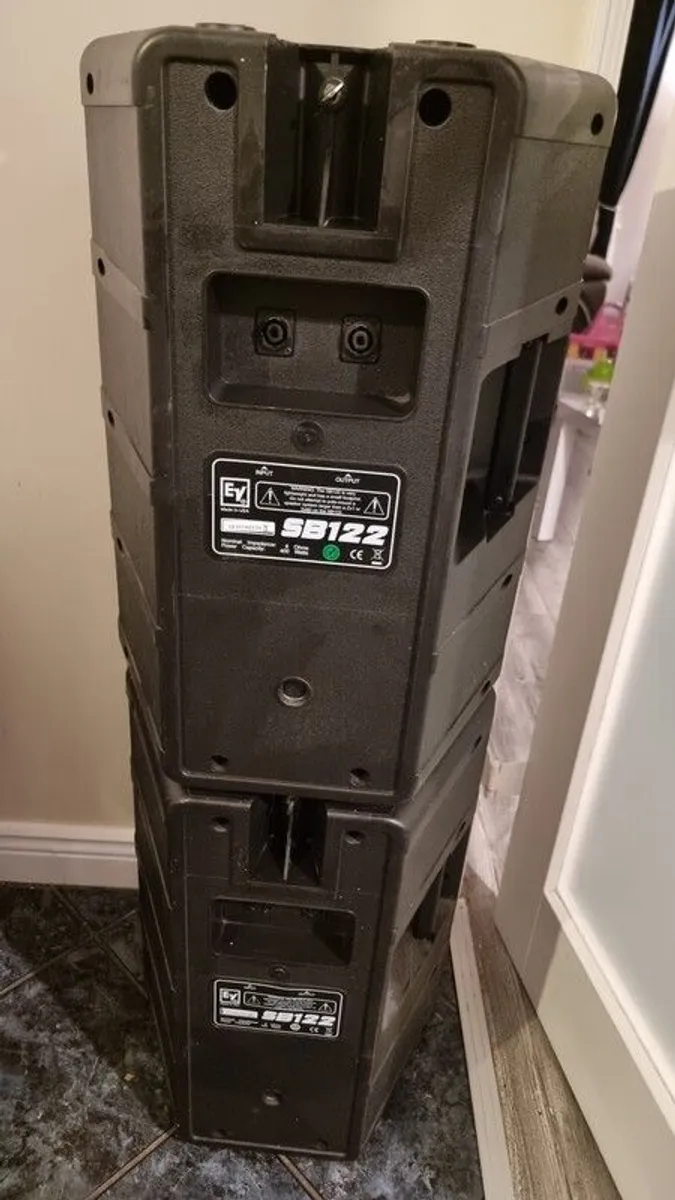 Pair of Electro Voice EV SB122 Subwoofer - Image 2