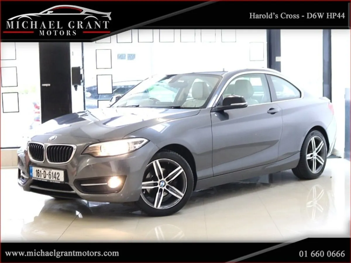 BMW 2 Series Automatic Coupe 218D SE / Irish Car - Image 3