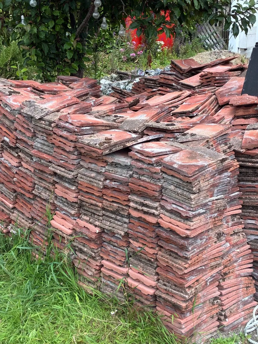 Vintage Red Roof Tiles - Ideal for Repairs or DIY - Image 1
