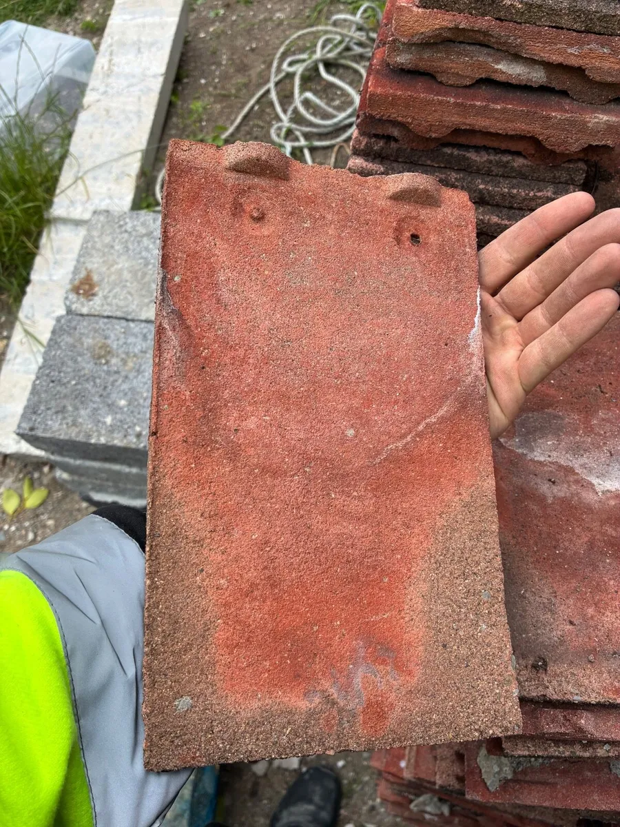 Vintage Red Roof Tiles - Ideal for Repairs or DIY - Image 2