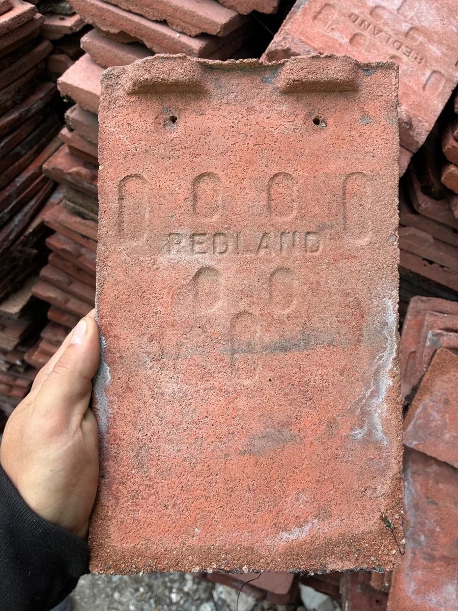 Vintage Red Roof Tiles - Ideal for Repairs or DIY - Image 3