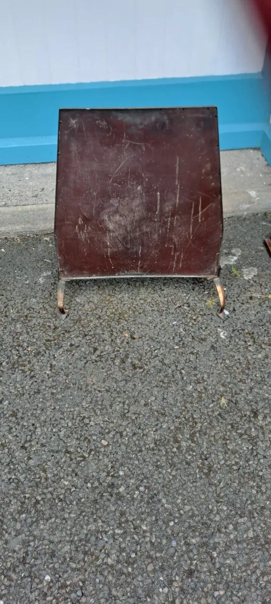 Vintage Copper Art Deco Arts & Crafts Fire Screen - Image 1