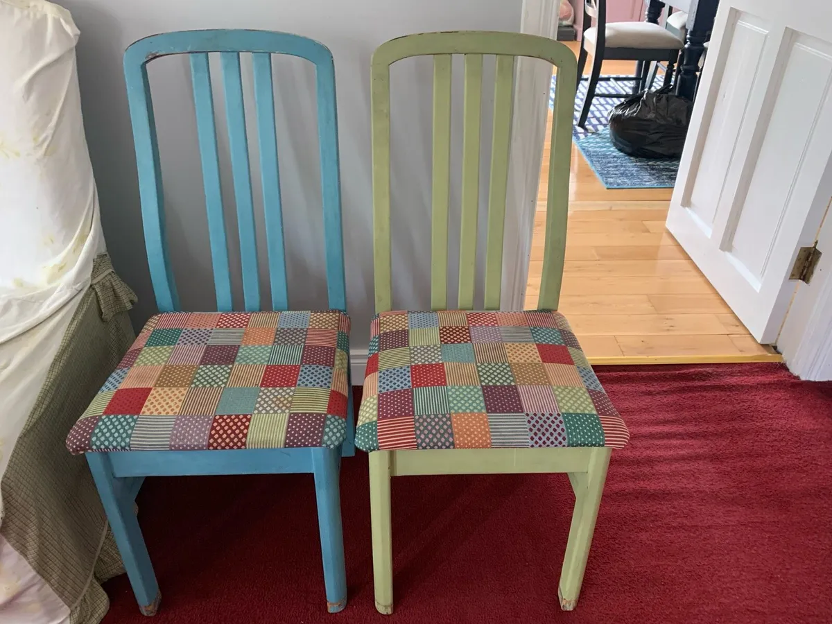 Wooden dining chairs - Image 2