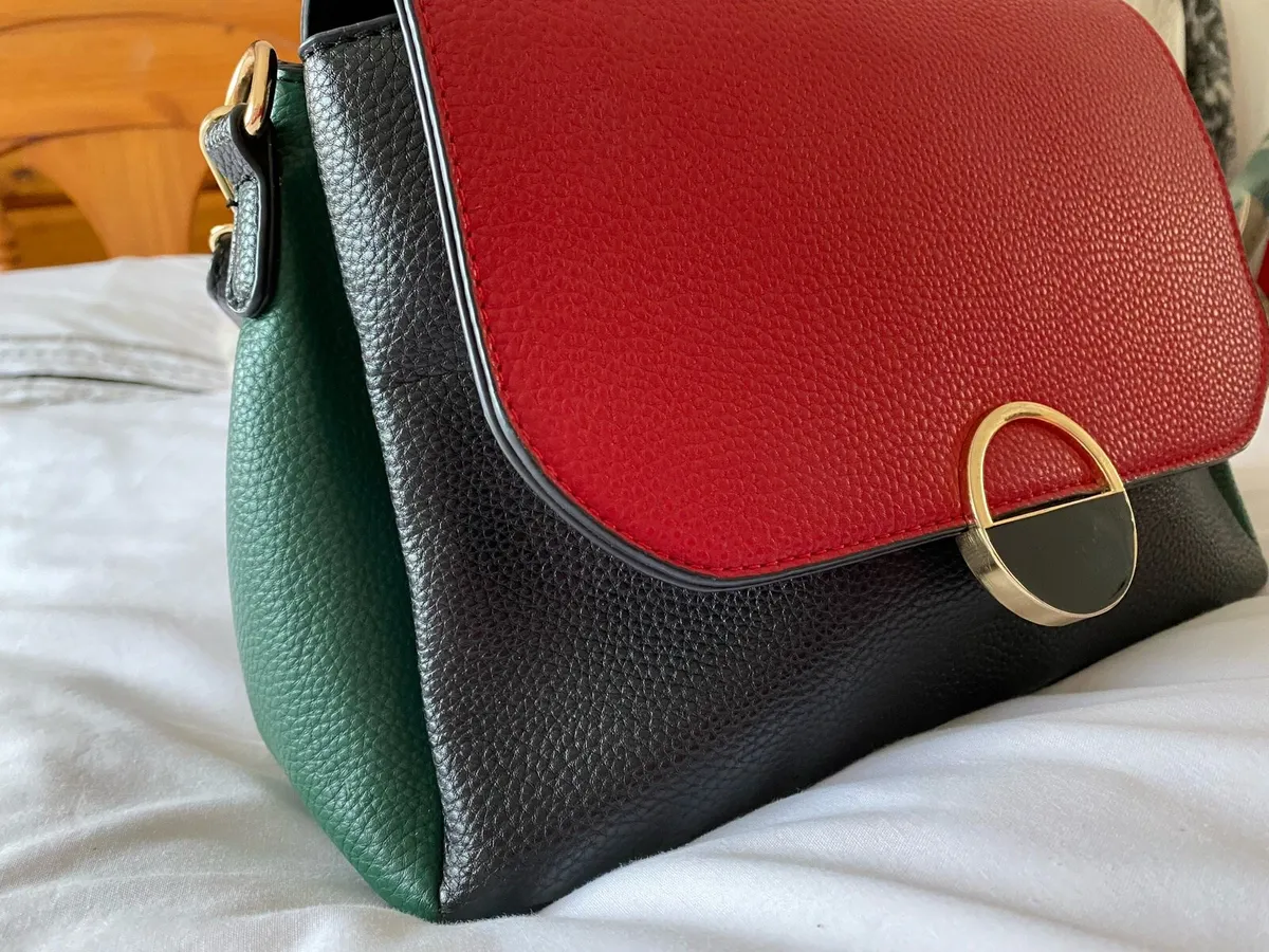 Beautiful Handbag with unusual colour design - Image 1