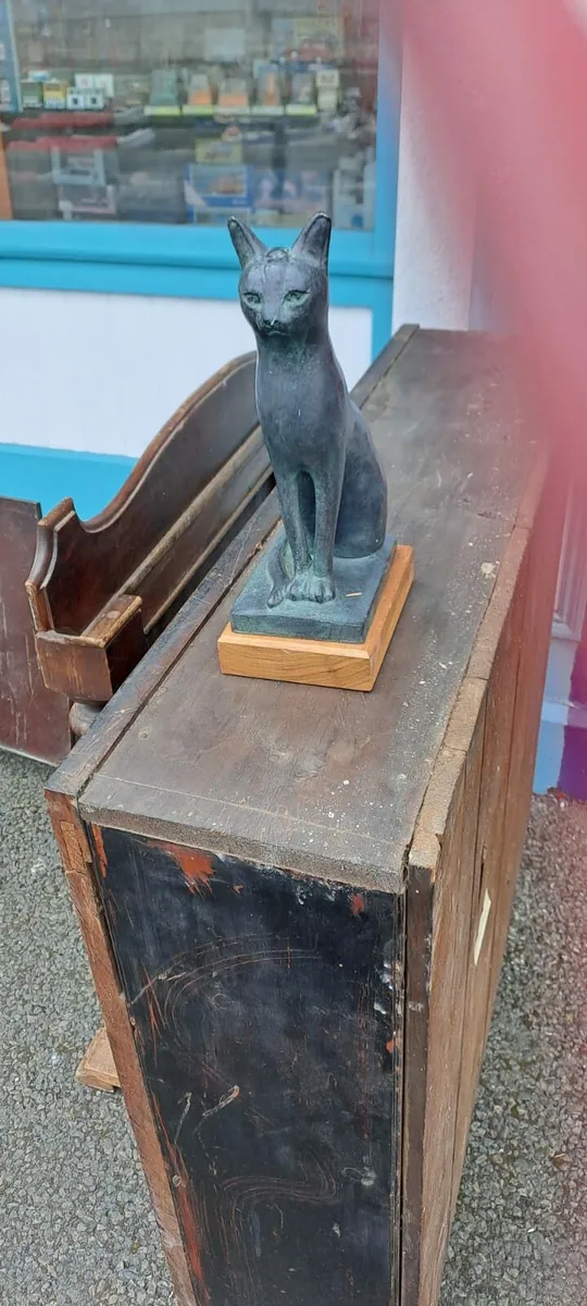 Vintage Austin Production Egyptian Bastet Black Ca - Image 2