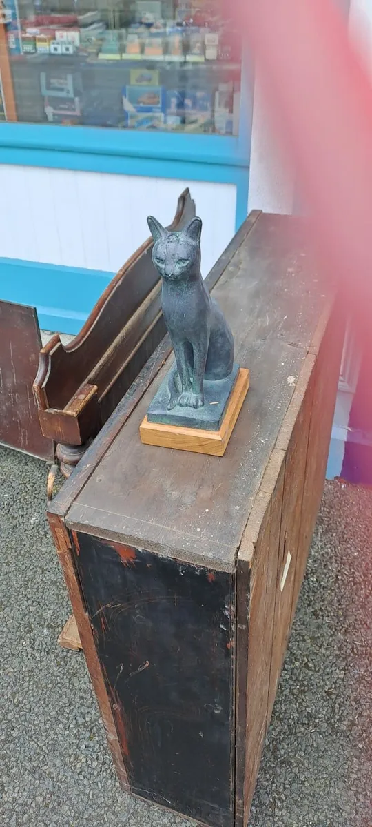 Vintage Austin Production Egyptian Bastet Black Ca - Image 3