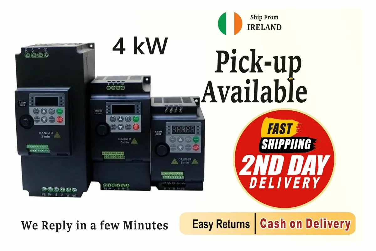 4 KW VFD Inverter Drive 1PH 220V to 3PH 380V - Image 1