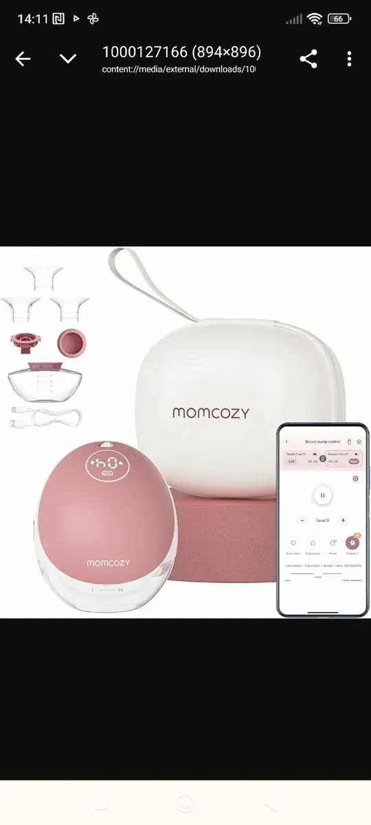 Momcosy single in bra breast pump - Image 2