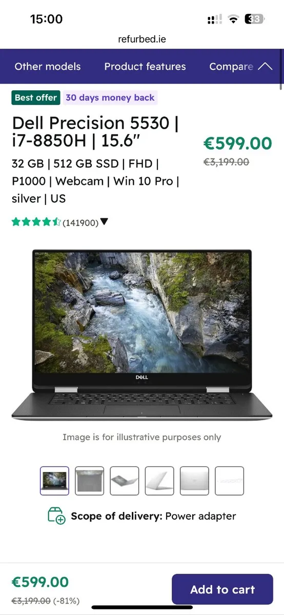 Ex Corporate Dell Precision Laptop - Image 1