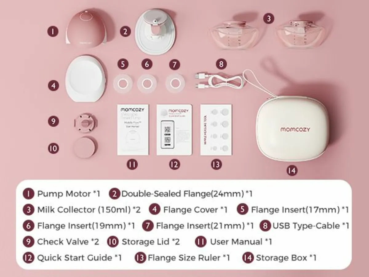 Momcosy single in bra breast pump - Image 1