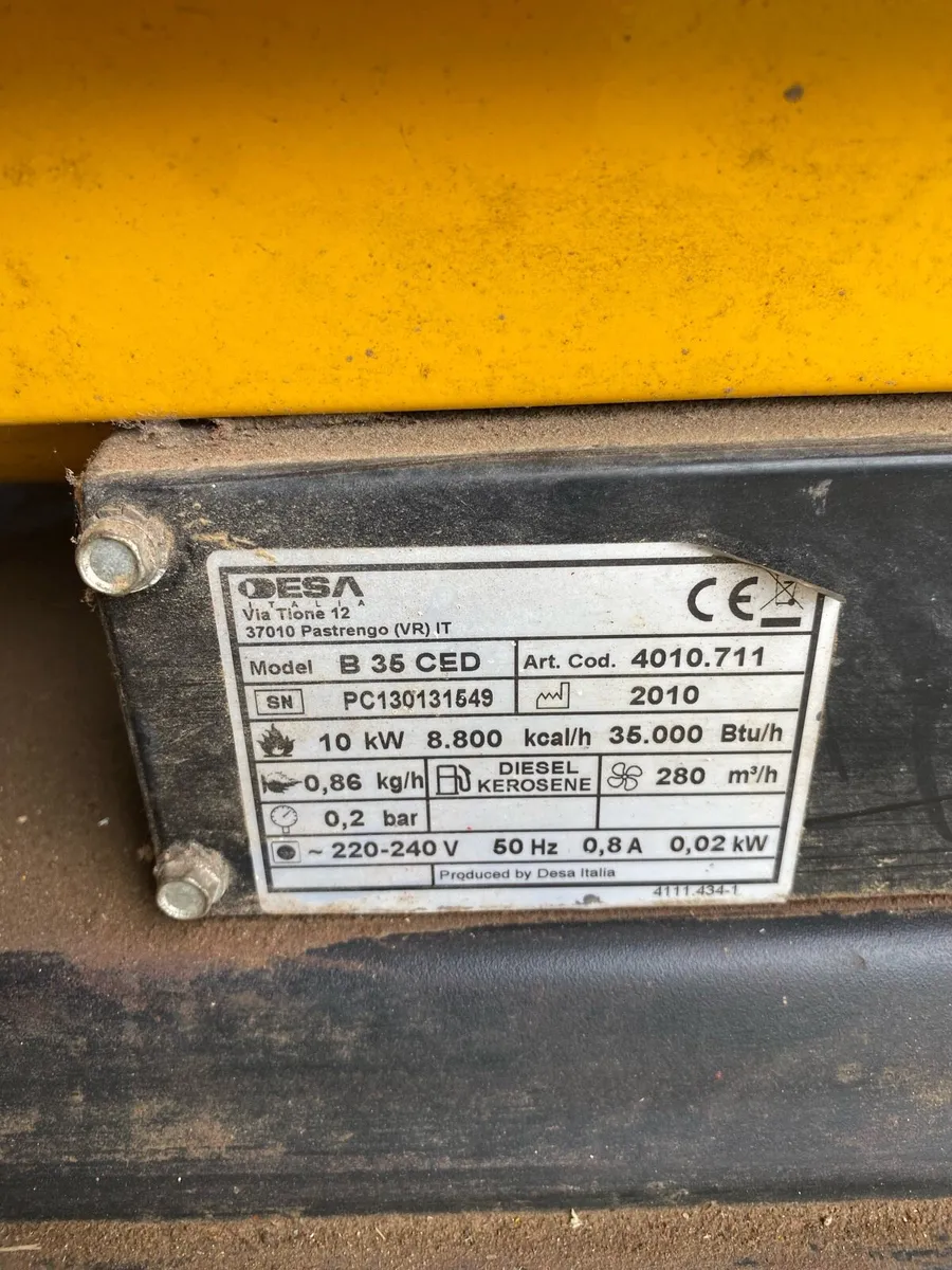 Master 240v Diesel/Kerosene space heater - Image 2