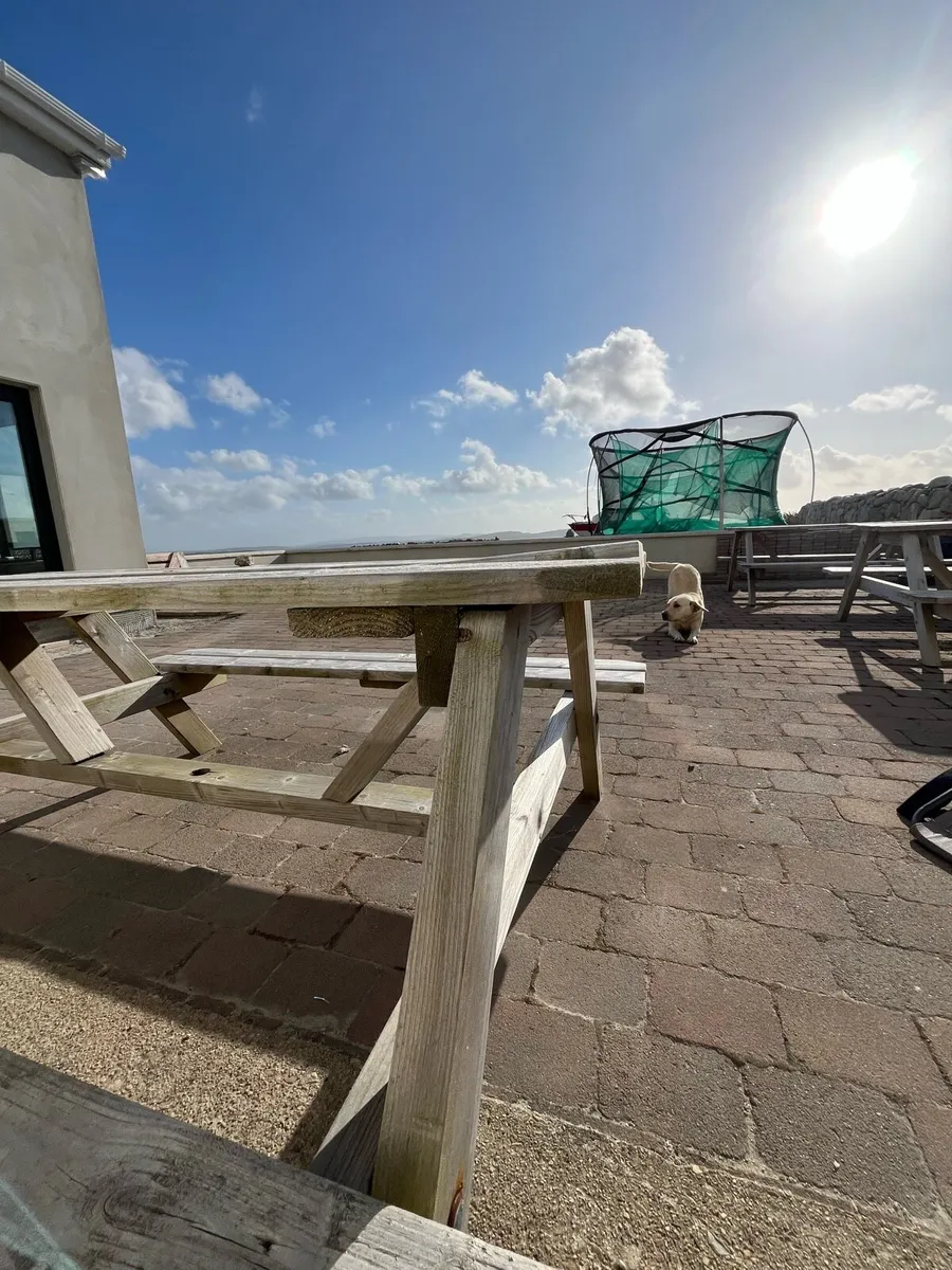 3 wooden tables - Image 3
