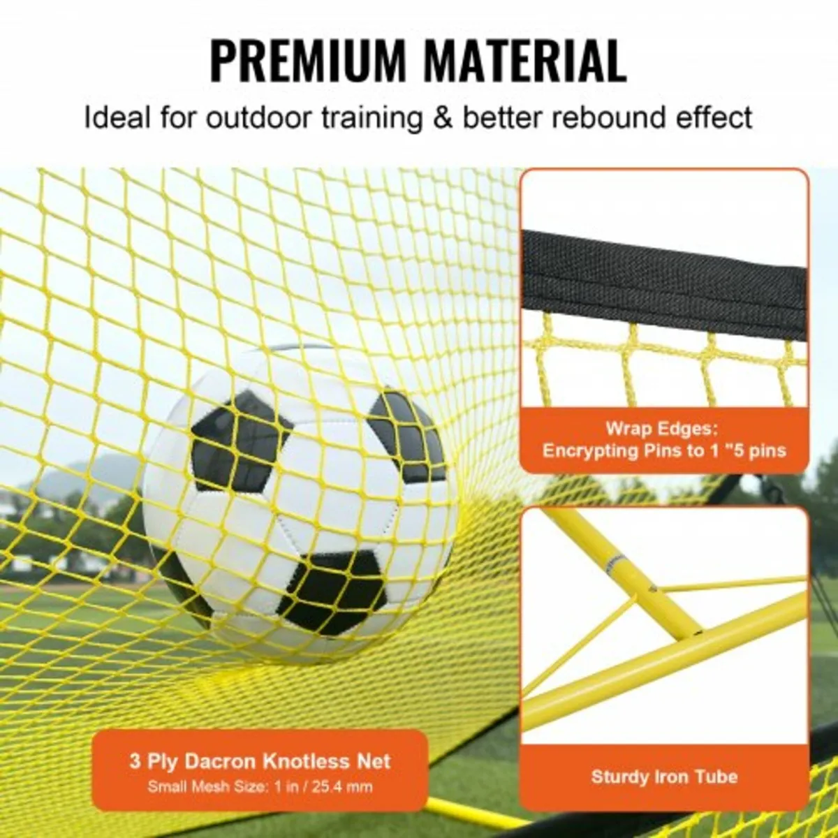 Soccer Trainer, 2-IN-1 Portable Soccer Rebounder N - Image 2