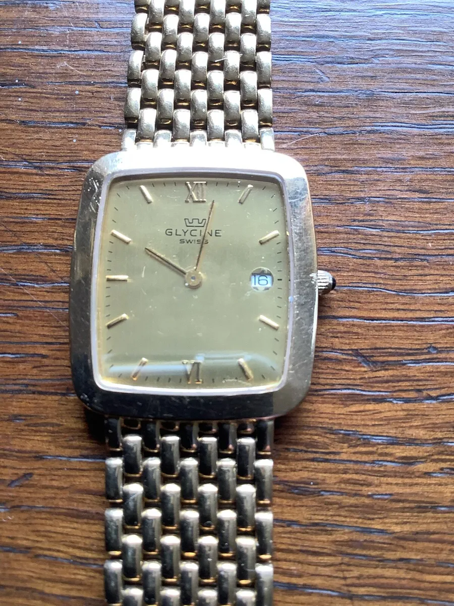 9ct gold watch GLYCINE - Image 1