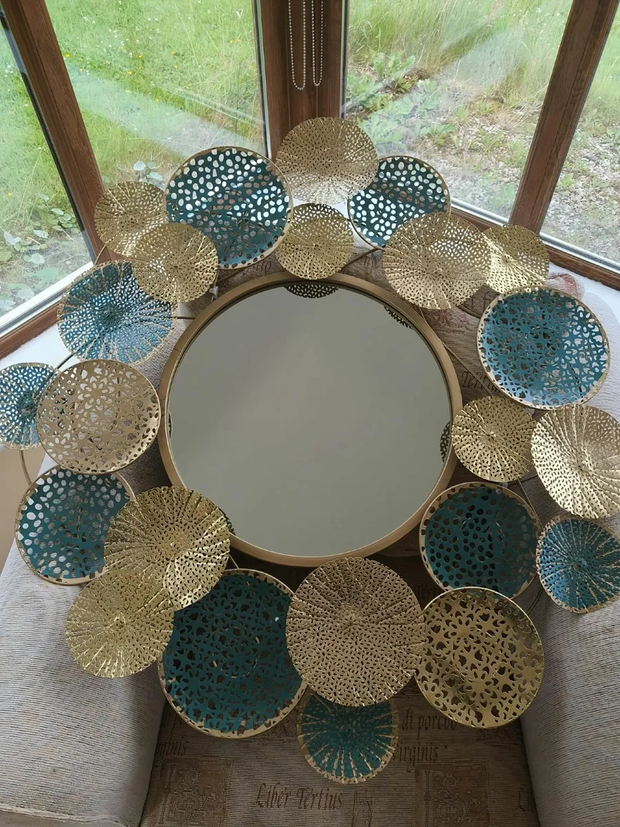 Belgian Kitsch-Style Vintage Decorative Mirror