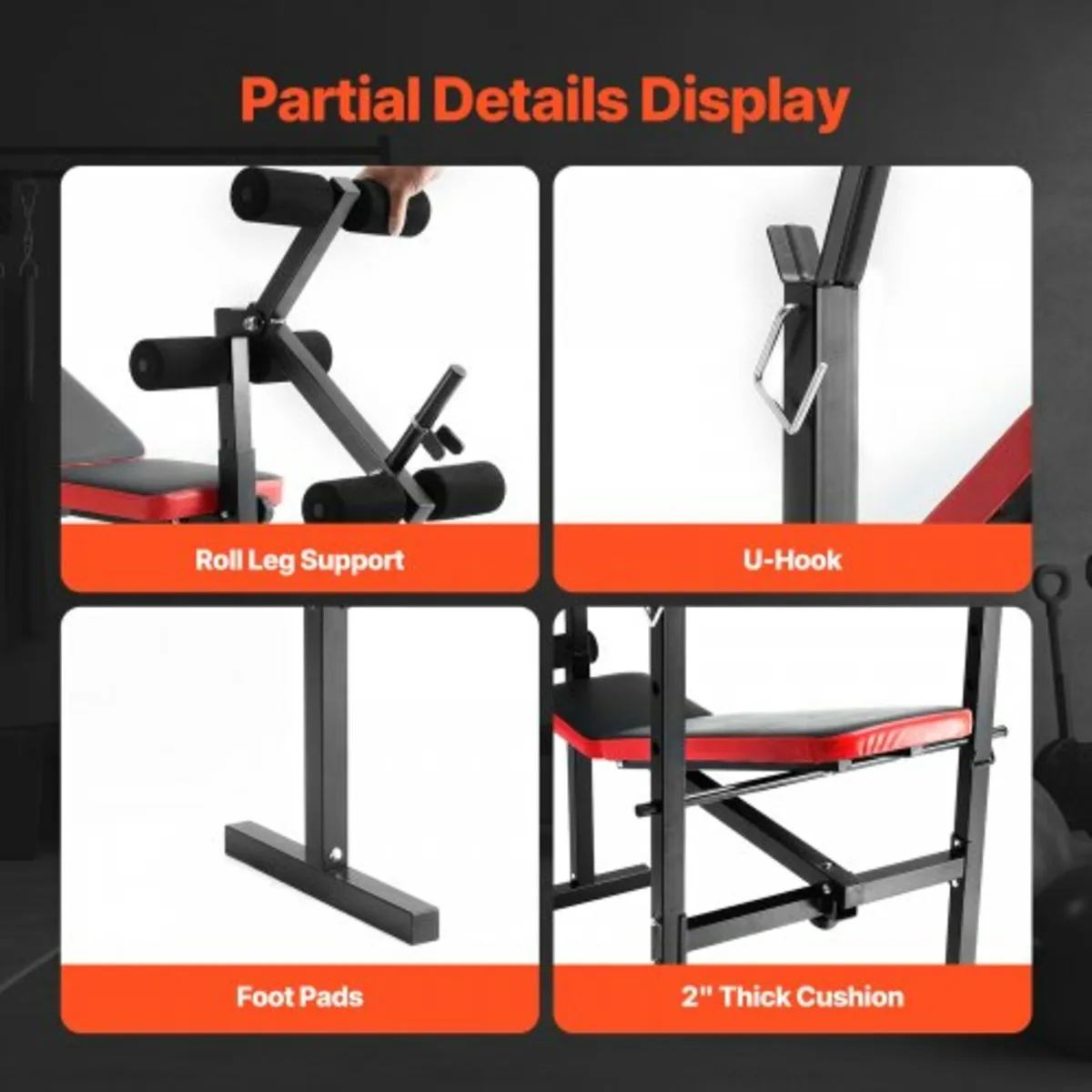 Weight Bench Sit up Bench Home Gym Strength Traini - Image 3