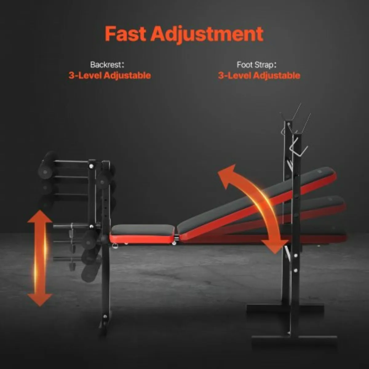Weight Bench Sit up Bench Home Gym Strength Traini - Image 4