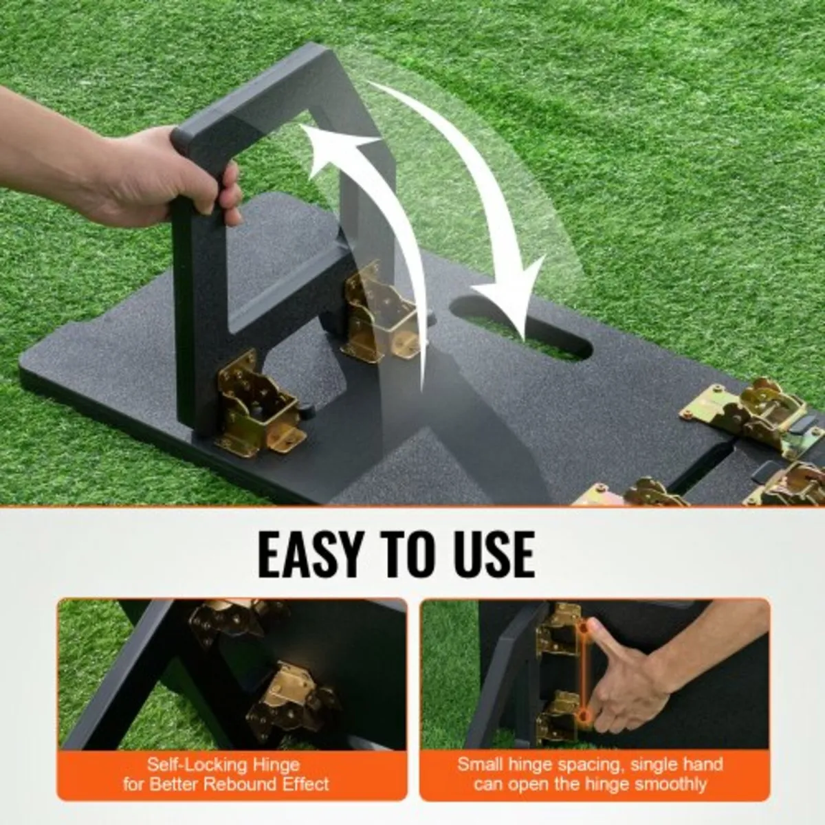 45"X13" Soccer Rebounder Board Portable Soccer Wal - Image 2