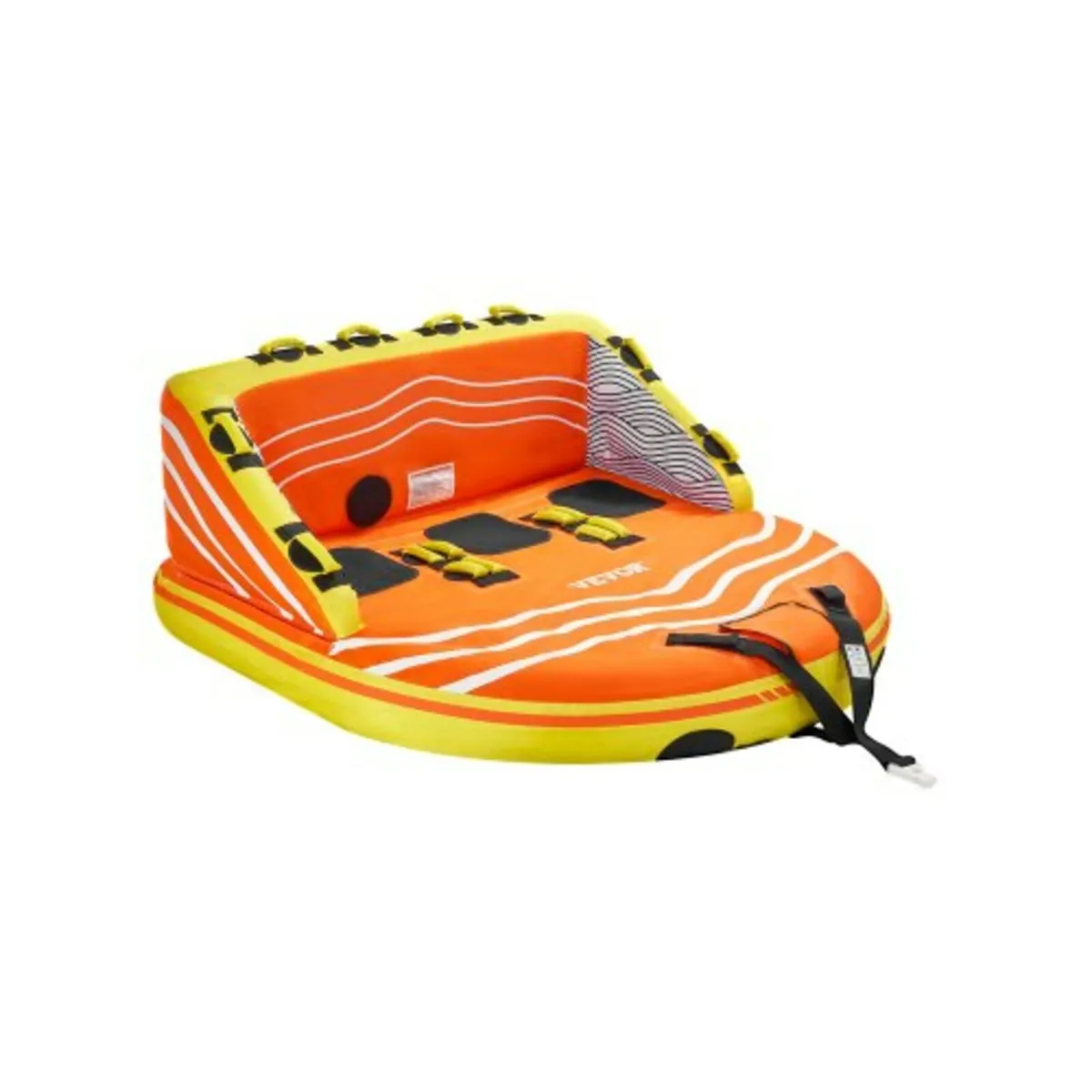 Towable Tube for Boating 1-3 Riders Inflatable Boa - Image 1