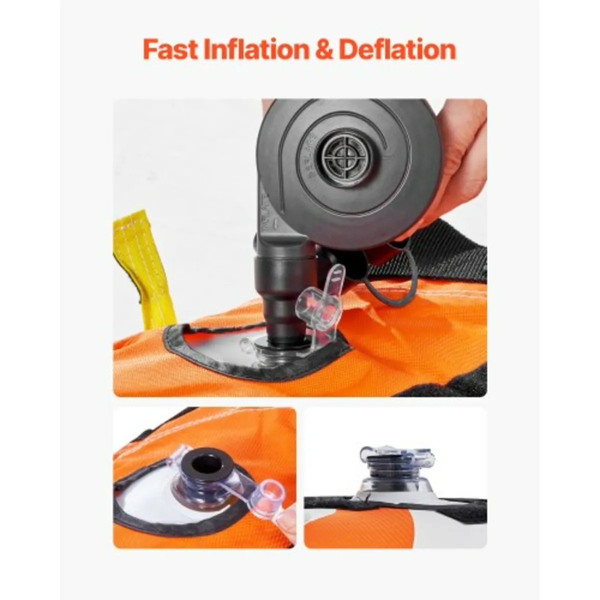 Towable Tube for Boating 1-3 Riders Inflatable Boa - Image 2