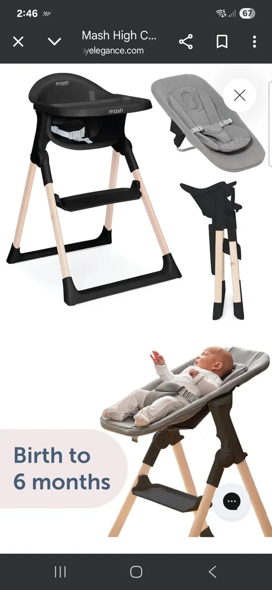Mash highchair bundle - Image 2