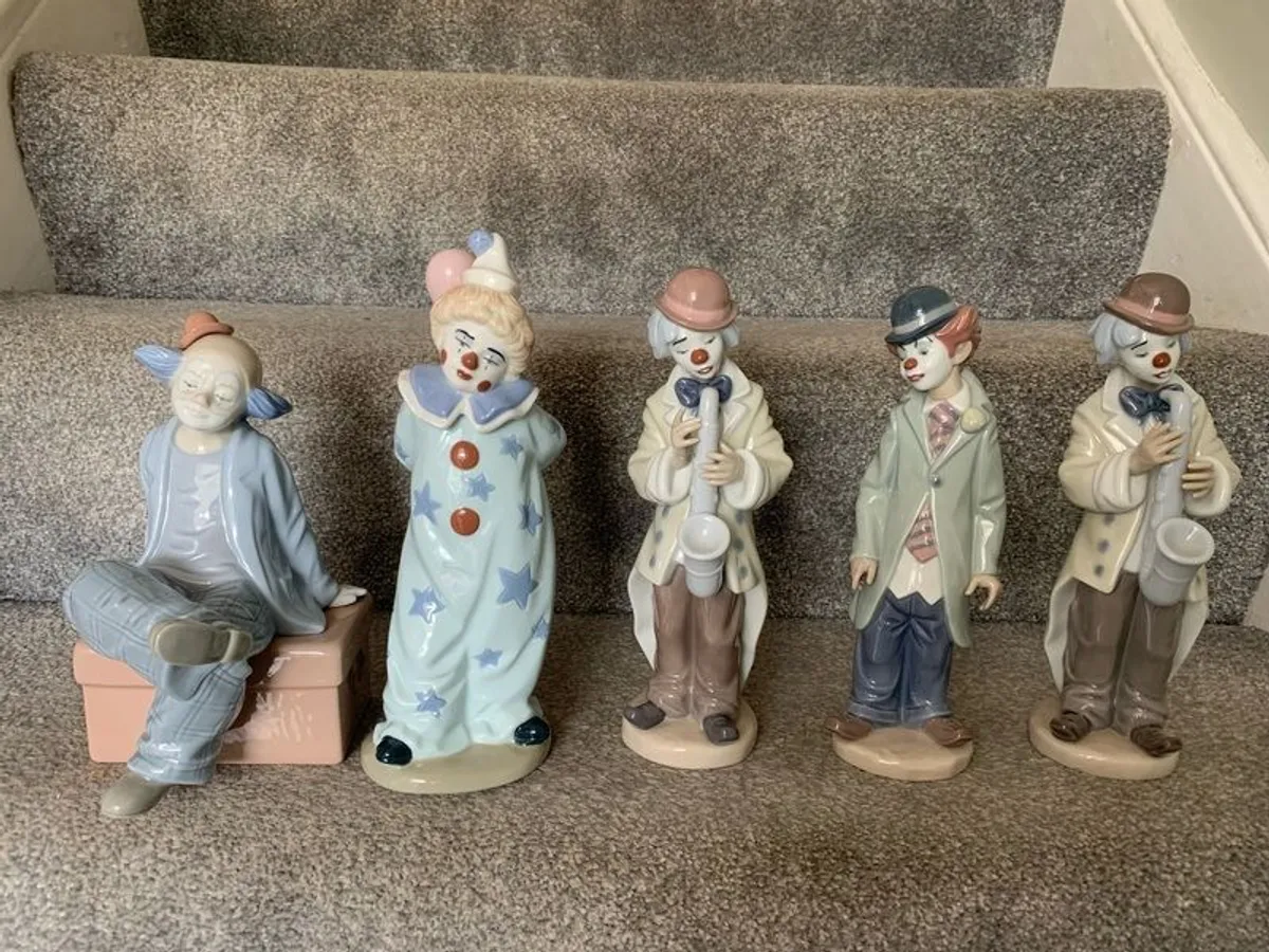 5 x collectors Clowns (Lladro and Nadal) - Image 1