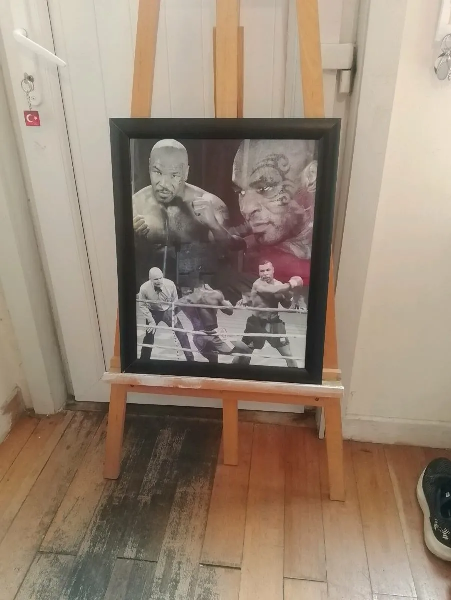 Mike Tyson framed picture - Image 1