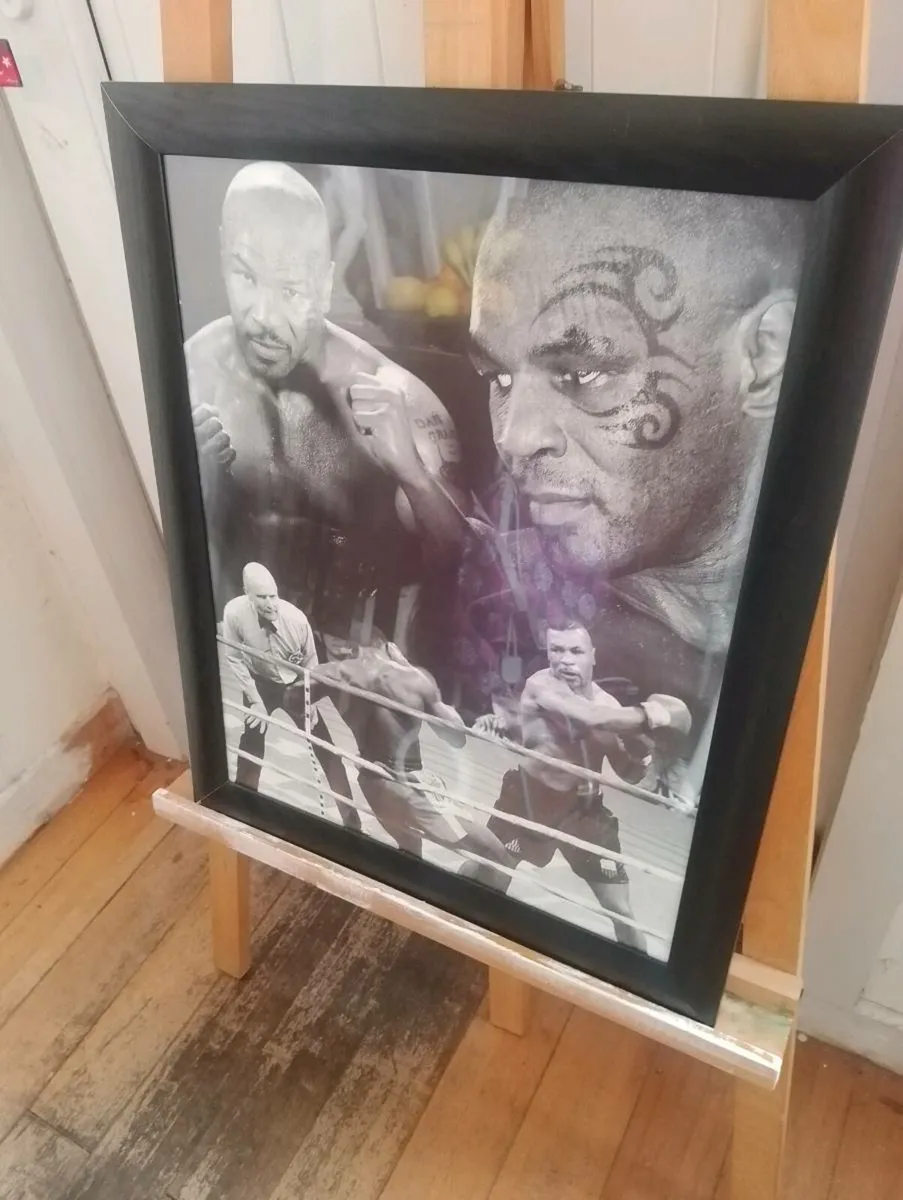 Mike Tyson framed picture - Image 2